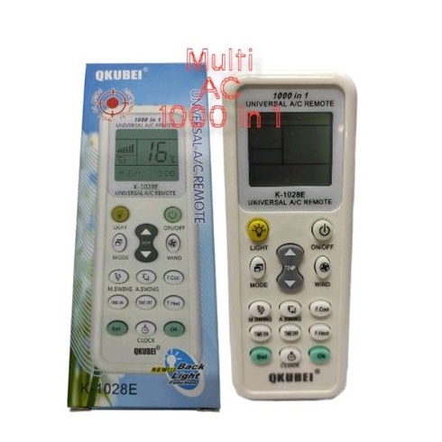 REMOTE AC MULTI K-1028E MULTIFUNGSI MULTI UNIVERSAL REMOTE