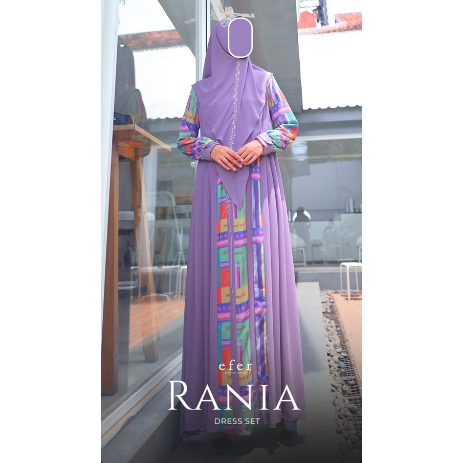 Rania Dress Set by Efer Premium Syari