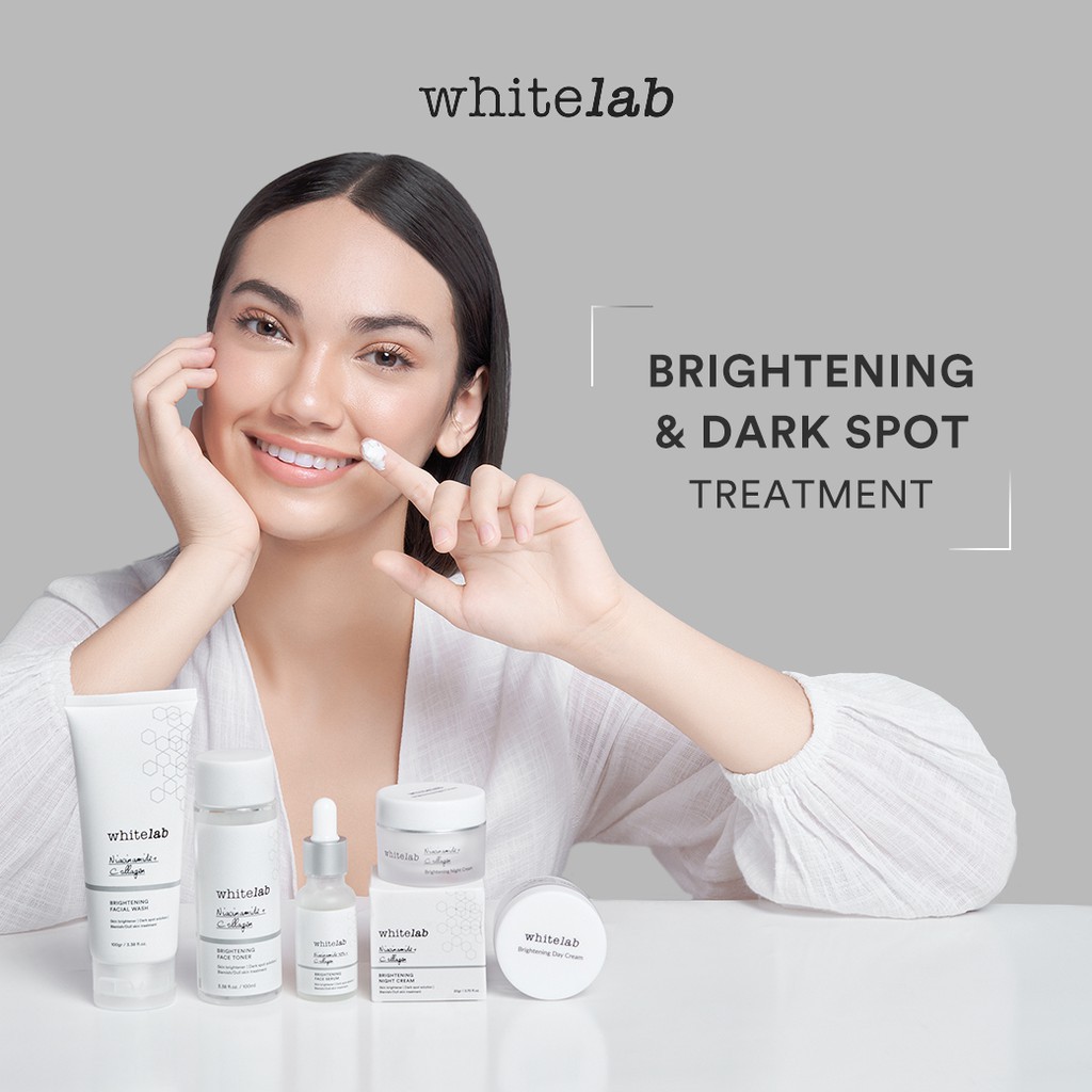 Whitelab Skincare Kecantikan Brightening Paket Wajah & Serum