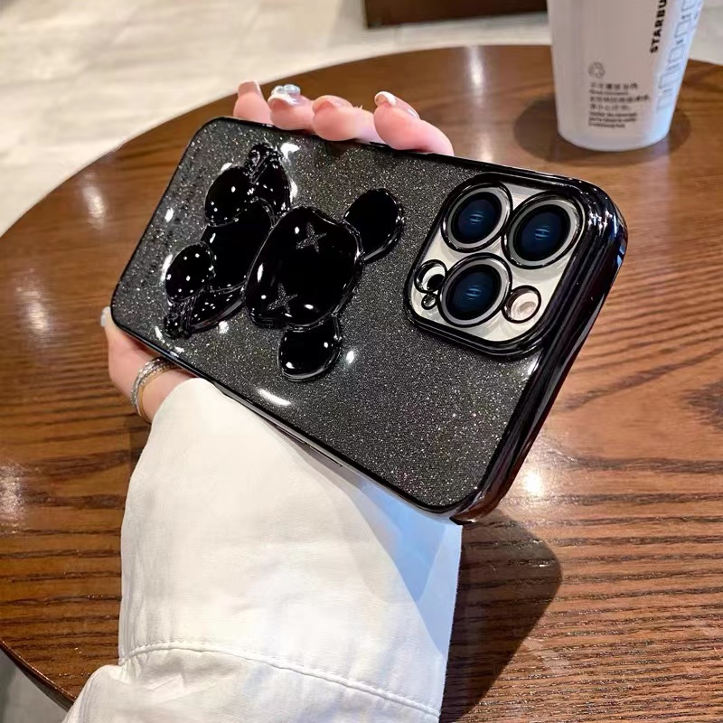 Soft case Pelindung Shockproof Motif Beruang Untuk iphone 11 pro max 12 13 14 pro max