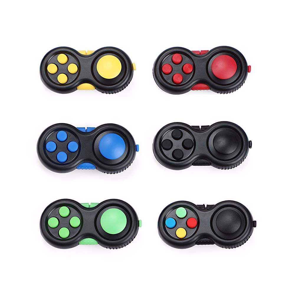 Needway  Controller Gamepad Decompression Toy Children Adults Toy Gamepad Is Used To Relieve Figet Toys Handle Fidget Pad Gamepad Toy Relaxing The Tight Fingers Keychain Fidget Toy Reduce Anxiety Games Antistress Toy The Stress Relieve/Multicolor