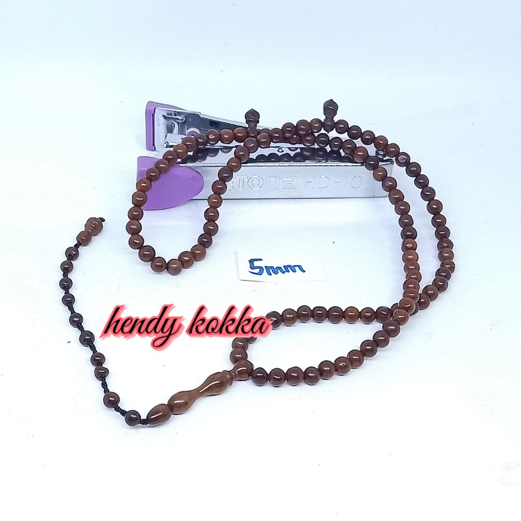 tasbih kokka kaukah kokka 99 bulat polos 5mm C