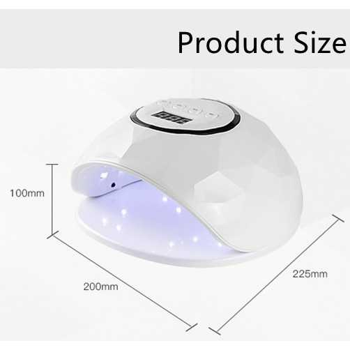 Pengering Kutek Kuku 72W 220V PROFESIONAL UV Led Lamp for Nail Dryer Machine Curing All Types Fingers Toenails Gel Polish UV Lamp Ice Lamp Manicure Brand Quick Dry Lamp UV Nail Dryer UV Lamp Manicure 39pcs LED Nail Lamp Curing Gel Polish Ice Dryer