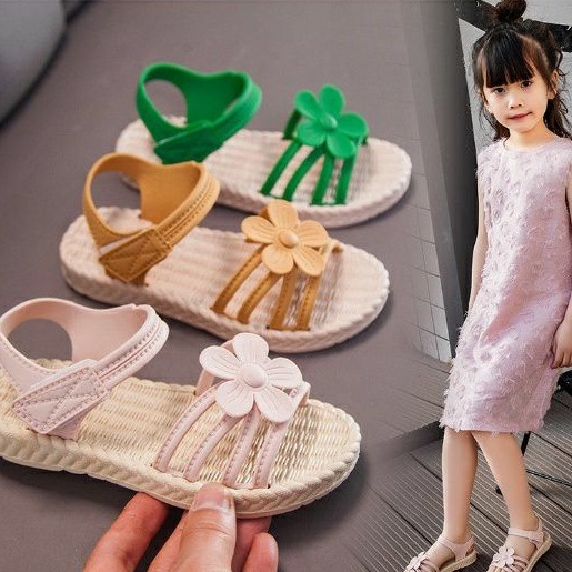 Juragan Junior [COD] Sandal ZEBYA Anak Perempuan Jelly Import Size 24-35