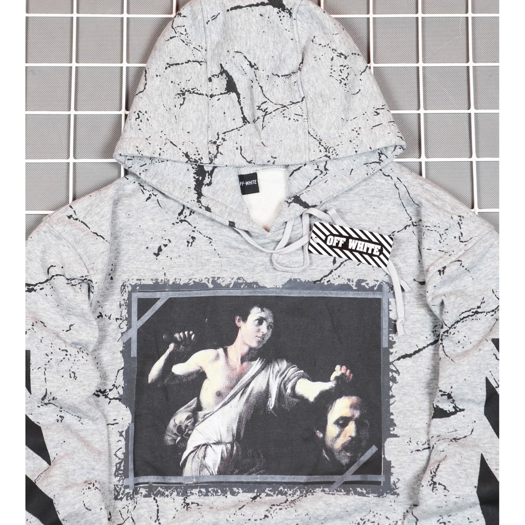 Jaket Hoodie OFF WHT MARBEL – Edition Trendy Casual Unisex Good Brand Quality Stylish