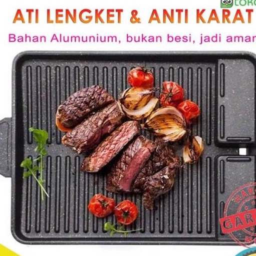 Premium MULTI GRILL PAN ROYALTA - Tidak lengket