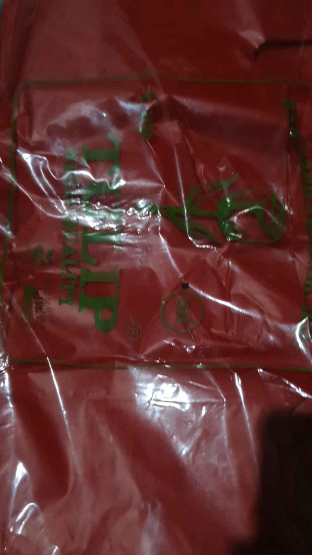 Kantong Keresek Plastik Hd Tulip 50 Jumbo Hitam Merah Putih Ramah Lingkungan