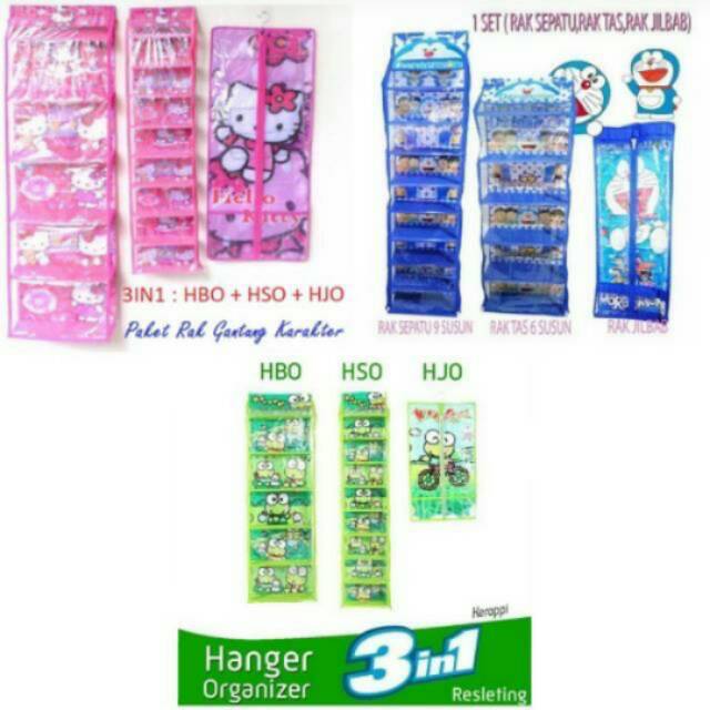 RAK GANTUNG  SET 3in1 HBO