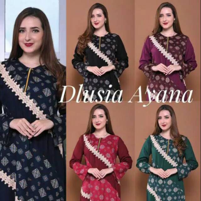 Dress, daster arab Dlusia Ayana