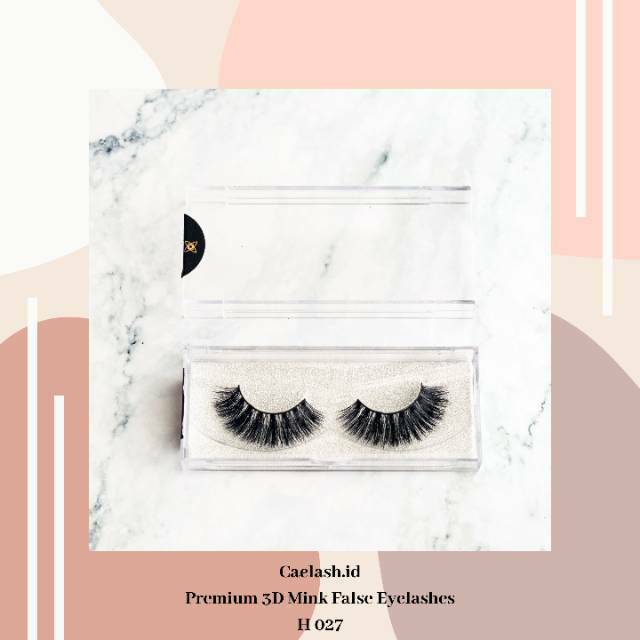 Caelash Bulu Mata 3D Mink Eyelashes Original Amily - H027