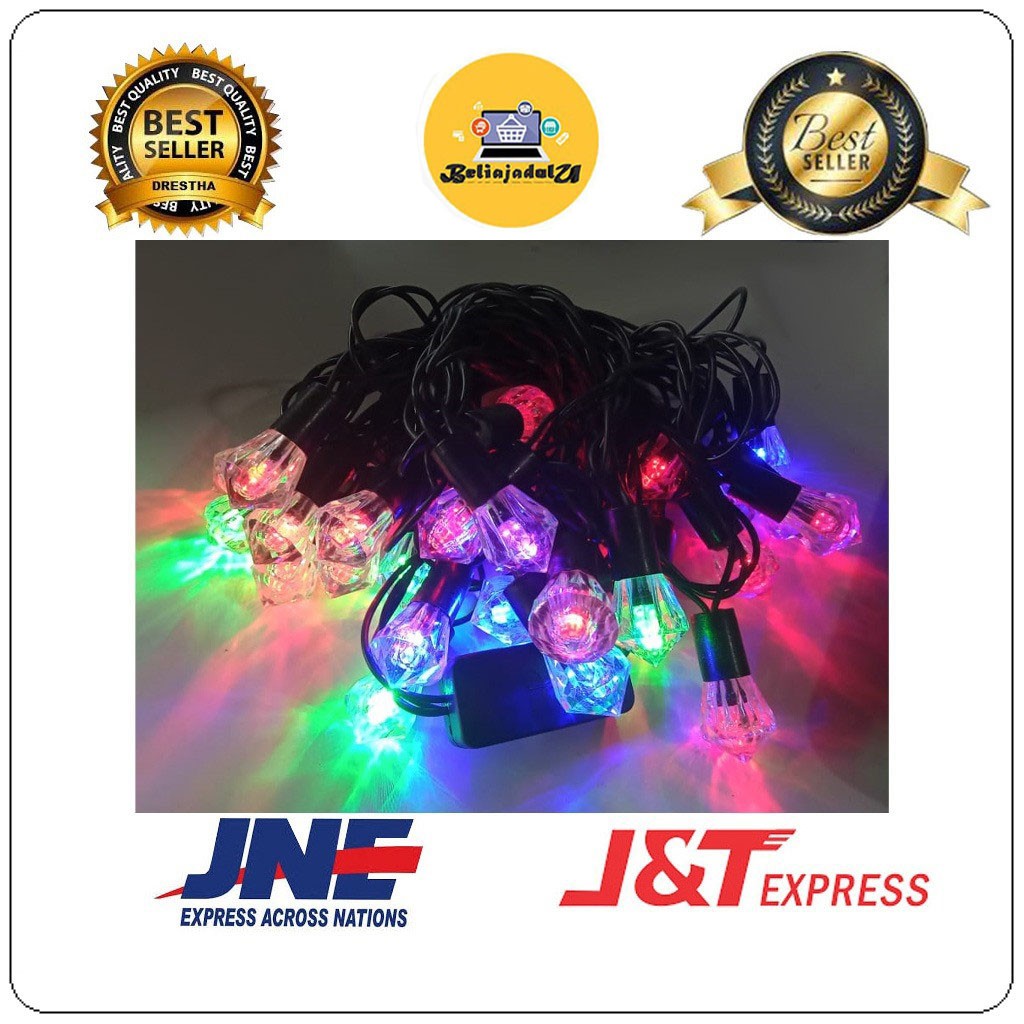 Beliajadulu88 lampu hias natal led model berlian jagung pinus cabai berlian