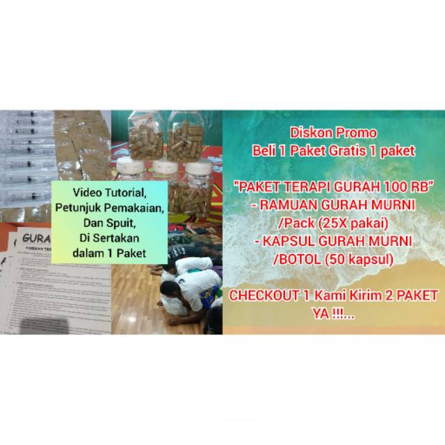 Paket Ramuan Gurah Tetes Hidung / Gurah Suara + Kapsul Gurah Murni