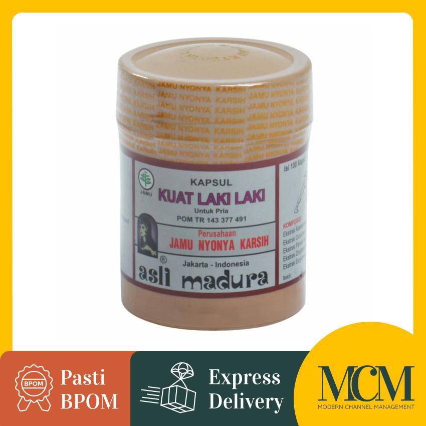 Jamu Nyonya Karsih Kuat Laki-Laki - 100 Kapsul - Jamu Kuat Pria