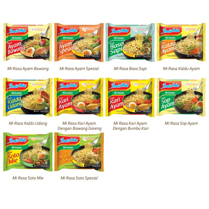 

Indomie Instant Noodles-Soup Based Noodles/Cartoon (1 Carton Contain 40 pcs)