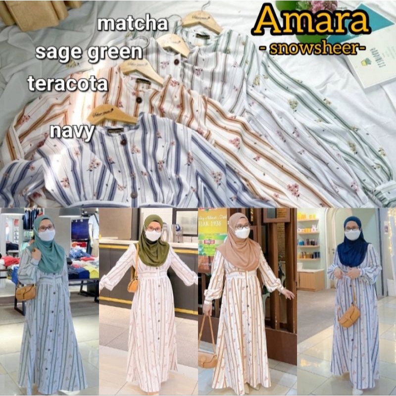 SageGreen S | Gamis AMARA Sekararum fashion / reseller sekararum fashion gamis semarang / gamis berk