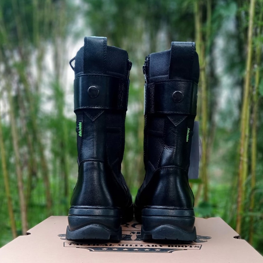 SEPATU PDL NINJA TITAN MARCHAZ KULIT SAPI ASLI SEPATU PDL TNI POLRI SECURITY SATPAM POL PP DINAS PNS