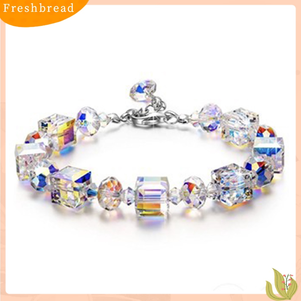 Terlaris Bracelet Chain Delicate Beautiful Decorative Artificial Crystal Bangle for Girl