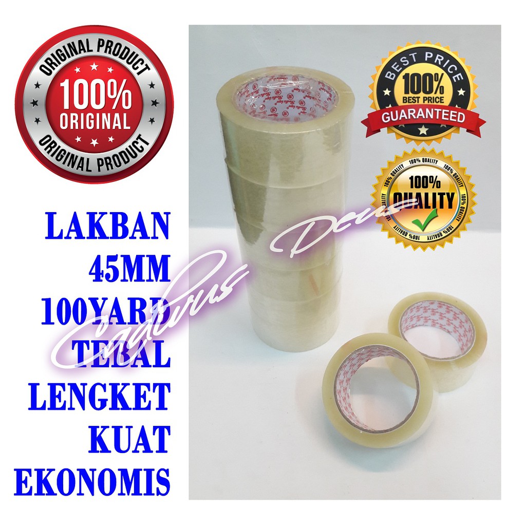 LAKBAN - BENING - LENGKET - KUAT - 100YARD - 45MM