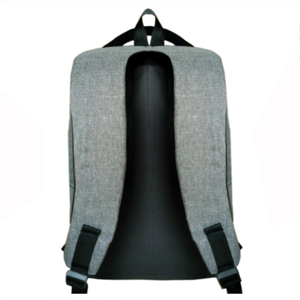 SHOPEE 6.6 SUPER SALE!! Backpack Tas Sekolah 34685 Tas Laptop Fashion Pria Original - Grey Bonus Raincover