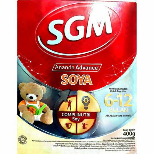 SGM ANANDA ADVANCE SOYA 6-12 bulan