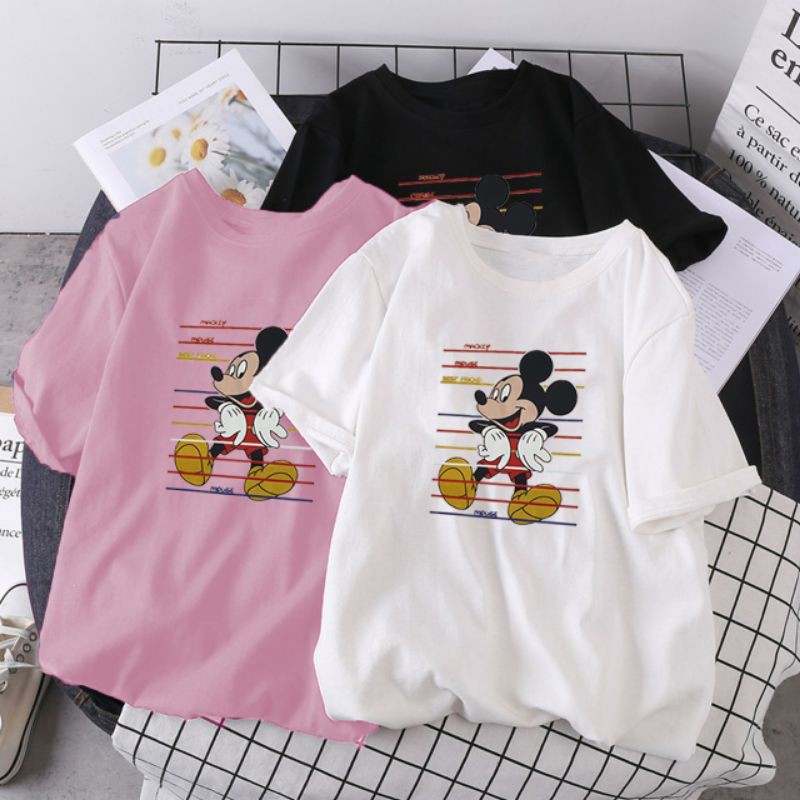 T-SHIRT/TUMBLR OVERSIZE HEY MICKEY MOUSE