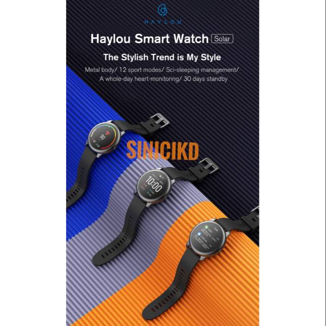 Smartwatch Haylou Solar LS05 IP68 Daily Waterproof