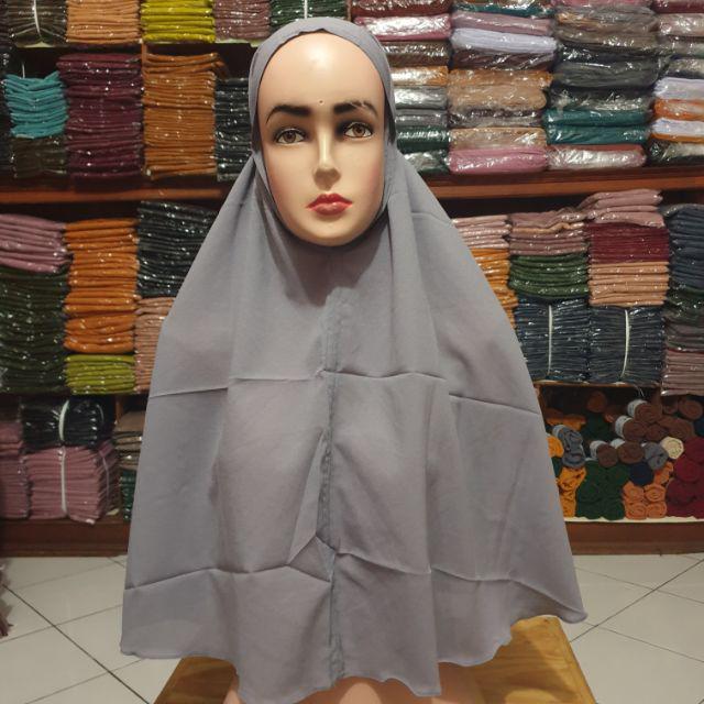 HIJAB INSTAN BERGO MARYAM DIAMOND-GREY