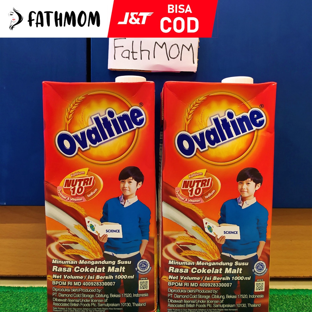 

Ovaltine Susu UHT Cokelat Malt 1000ml - Minuman Energi