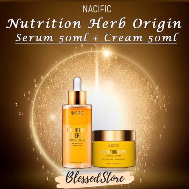 •Blessedstore• NACIFIC Nutrition Herb Origin Serum / Cream
