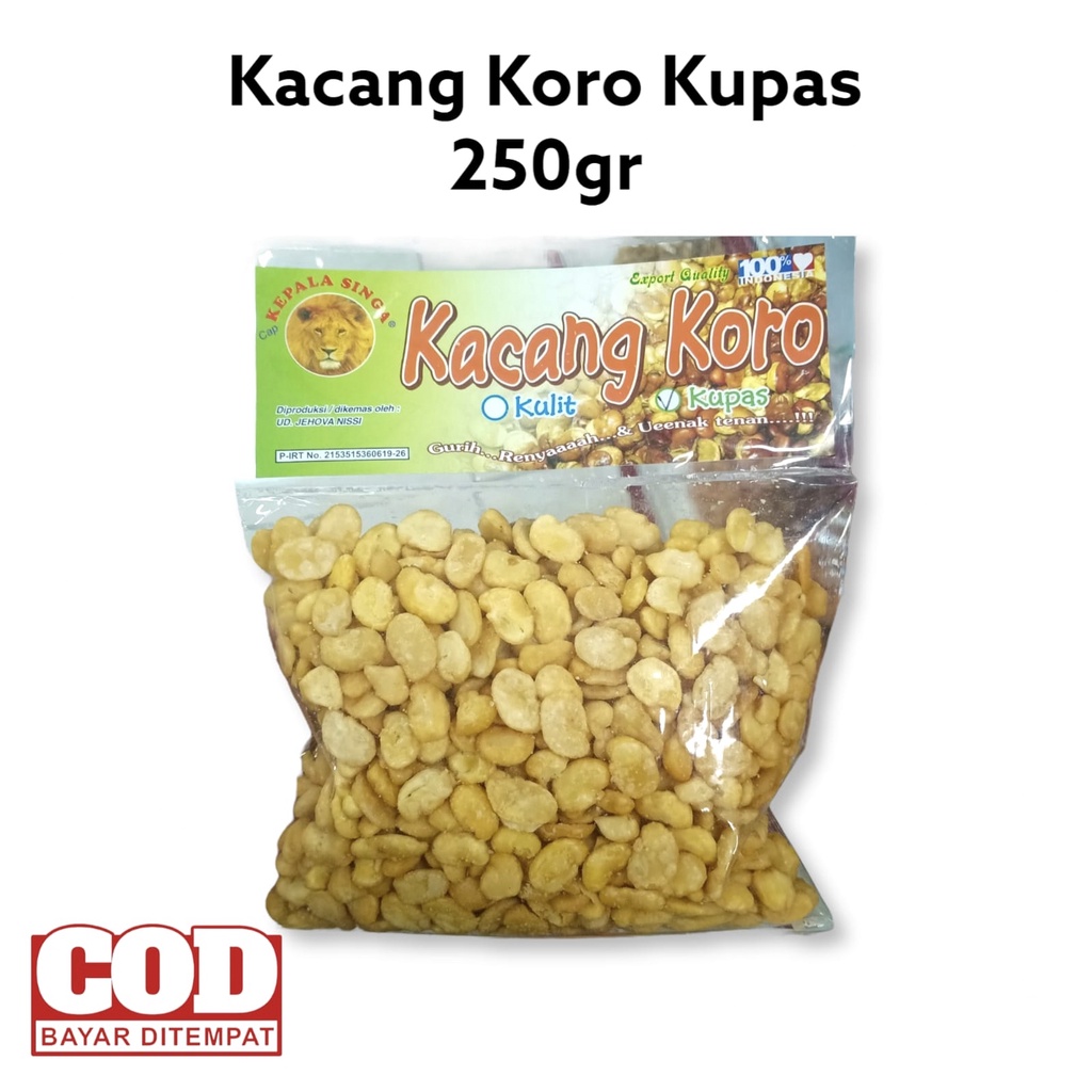 

KACANG KORO KUPAS 250gr