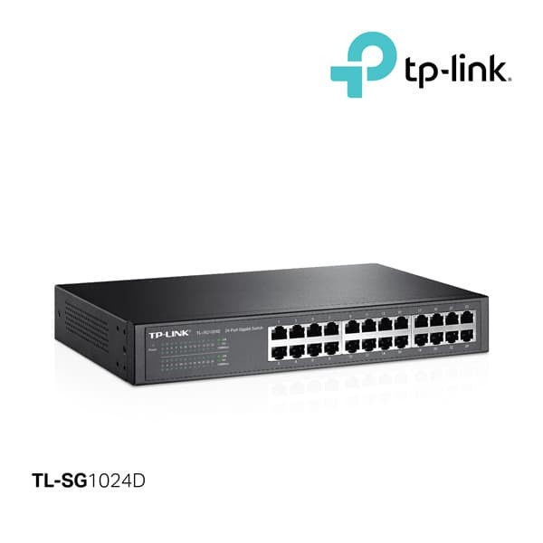 Tp-Link TL-SG1024D Pure-Gigabit Switch 24-Port Gigabit Desktop Switch