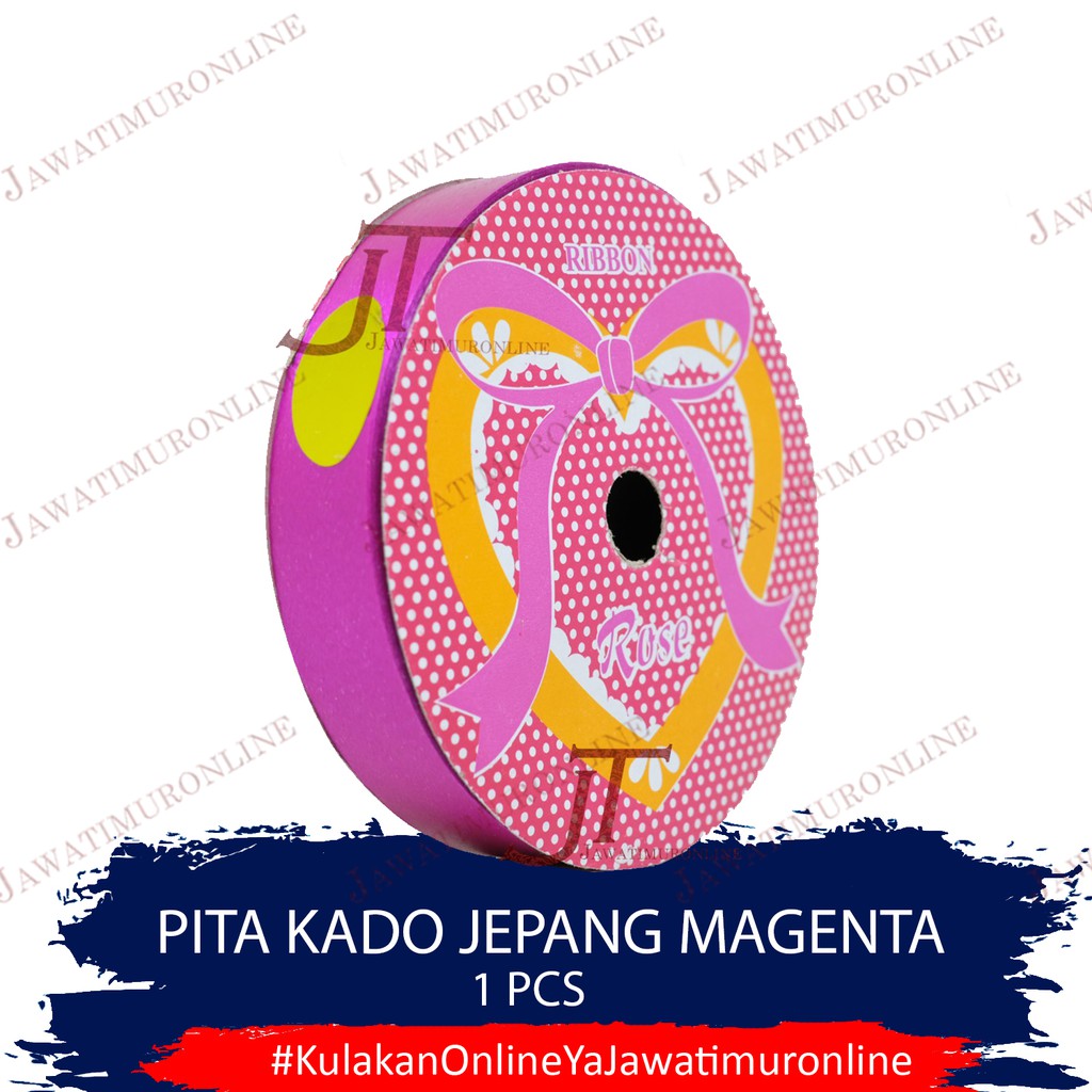 Pita Jepang / Pita Kado Jepang KILAP Magenta