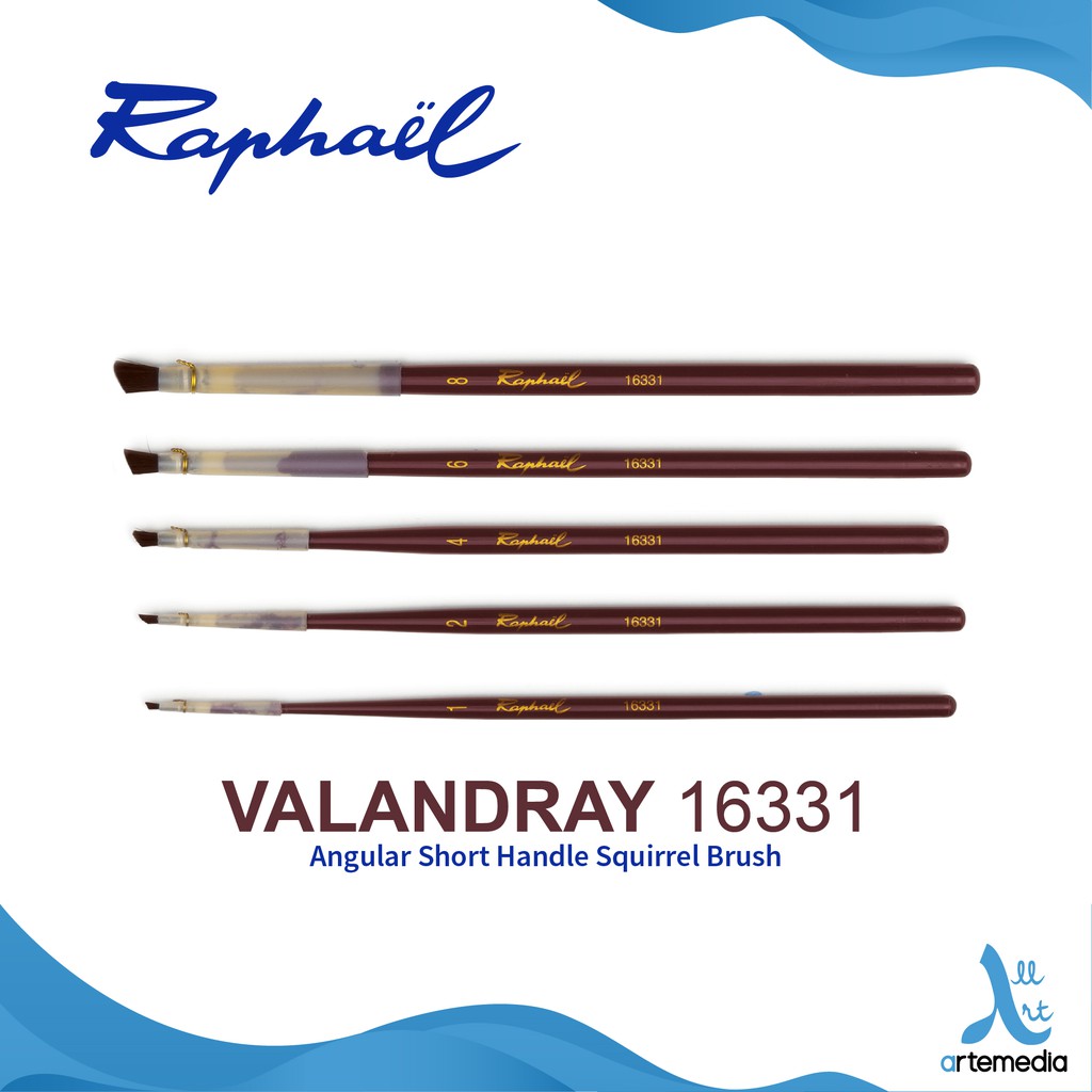 

Raphael 16331 Angular Valandray Squirrel Brush Short Handle