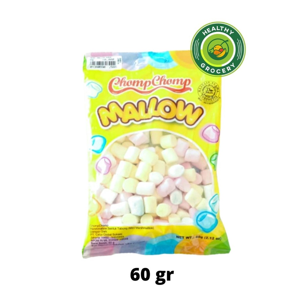 Chomp Chomp Mallow 60gr / Marshmallows / PERMEN MURAH / MARSHMELLOWS/ MARSHMALLOW / MELLOW