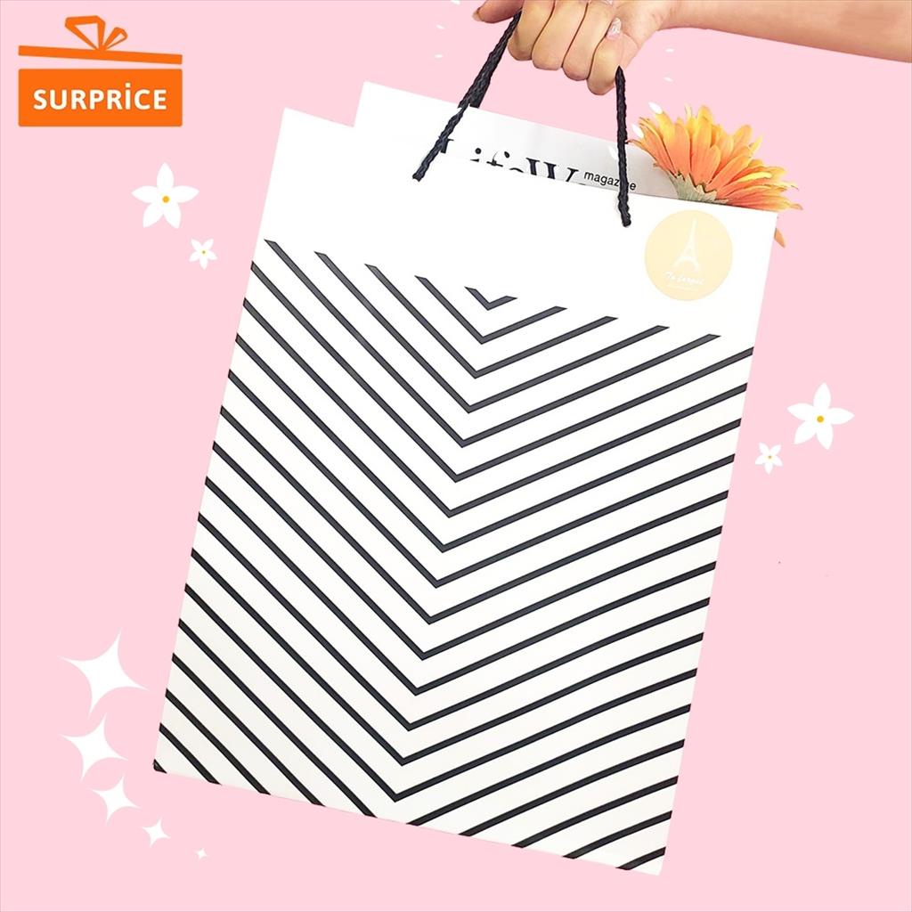 Surprice Tas Kado Tenteng 26x32x12cm /  Kantong Hadiah / Goodie Bag Ulang Tahun / Paper Bag Tas Hampers / Gift Bag-2