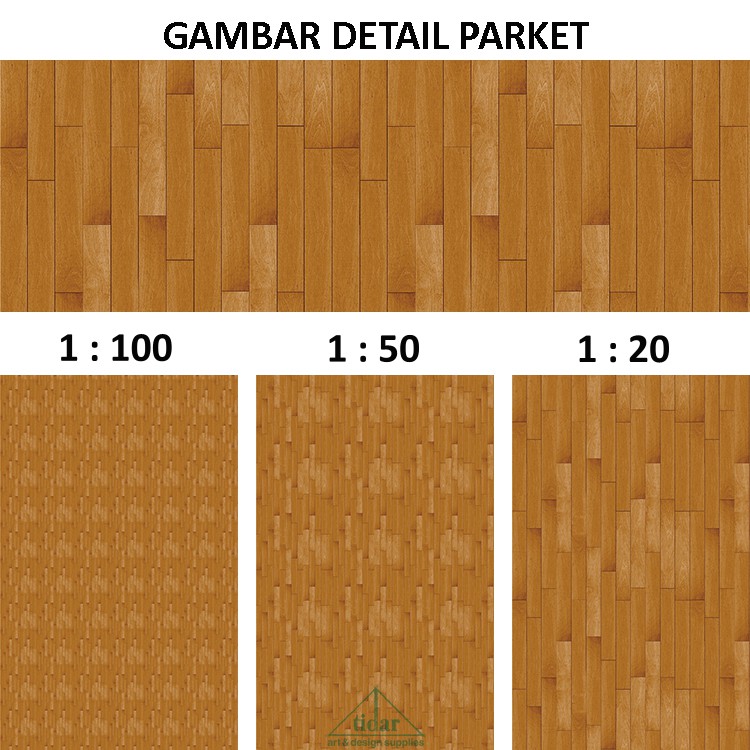 

[MR] Kertas Tekstur / Motif Parket / Lantai Kayu Berskala / Miniblock #3