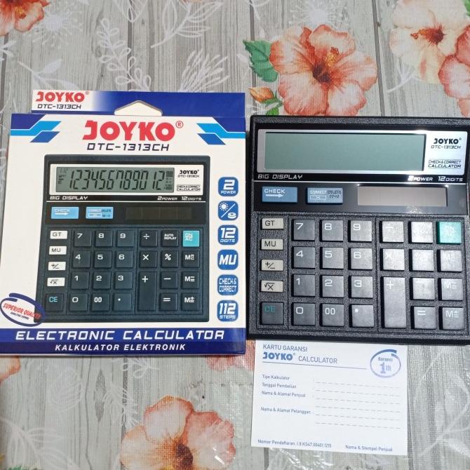 

.........] Kalkulator Sedang JOYKO DTC-1313CH / 12 Digit / Calculator