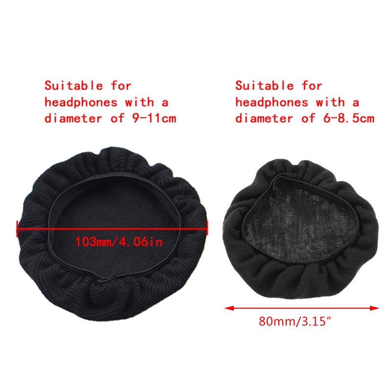 Bt 4PCS Cover Headphone Earcup Penutup Pelindung Tahan Debu Untuk Headset 6-8.5/9-11cm