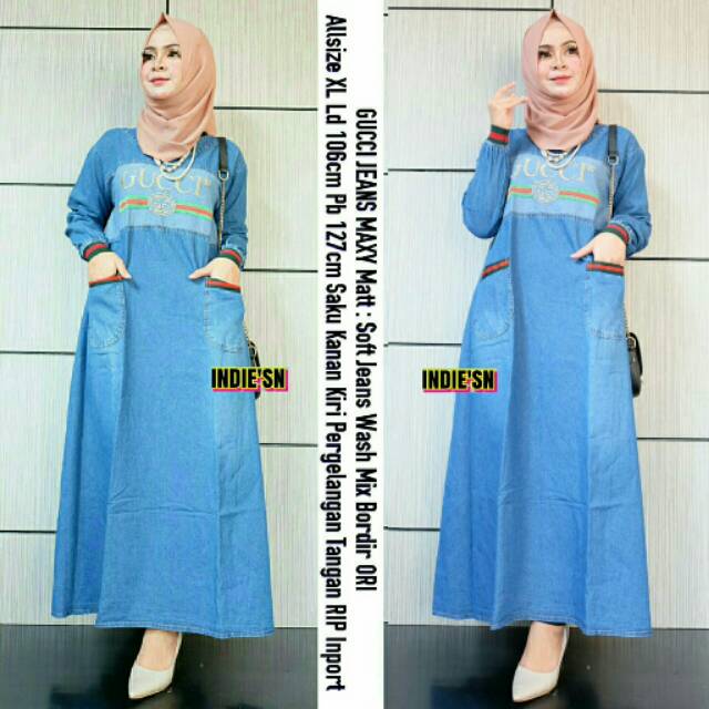 Gucci jeans maxy