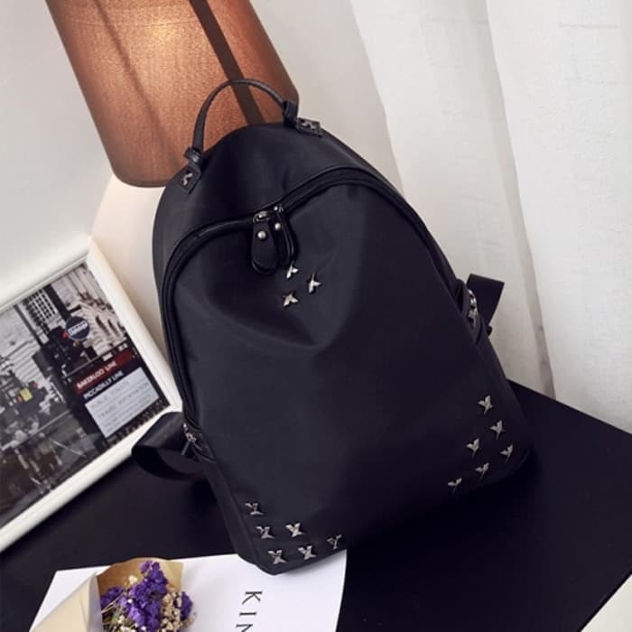 GALERI INDO - TAS STYLISH BACKPACK TAS PUNGGUNG HITAM TAS FASHION TAS MURAH GLI124 / 1119