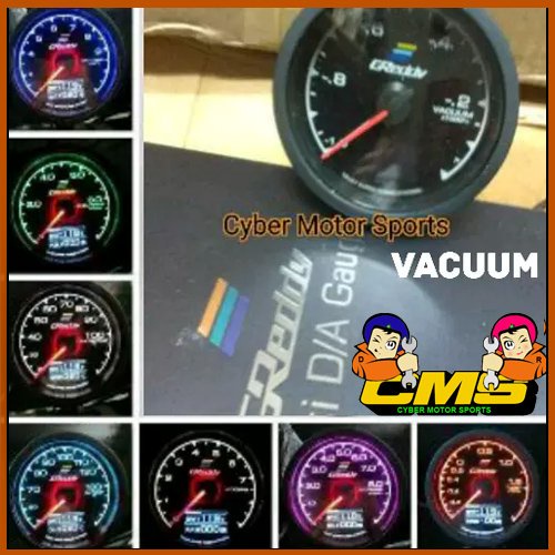 Greddy vacuum indicator gauge. indikator vacuum greddy. greddy vacuum