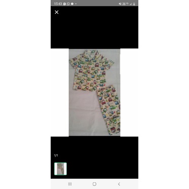 baju tidur anak tayo(7y)