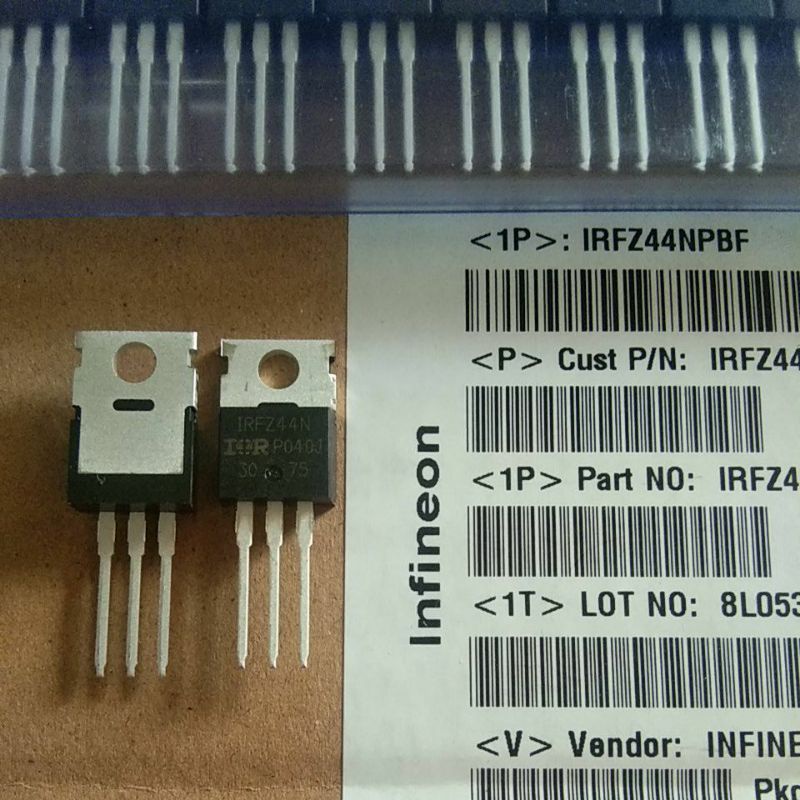 IRFZ44 infineon mosfet N-channel irfz 44NPBF