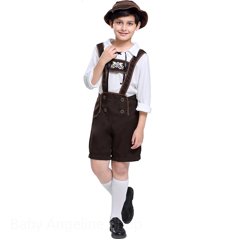 GERMANY bavarian costume haloween kostum anak negara jerman boy