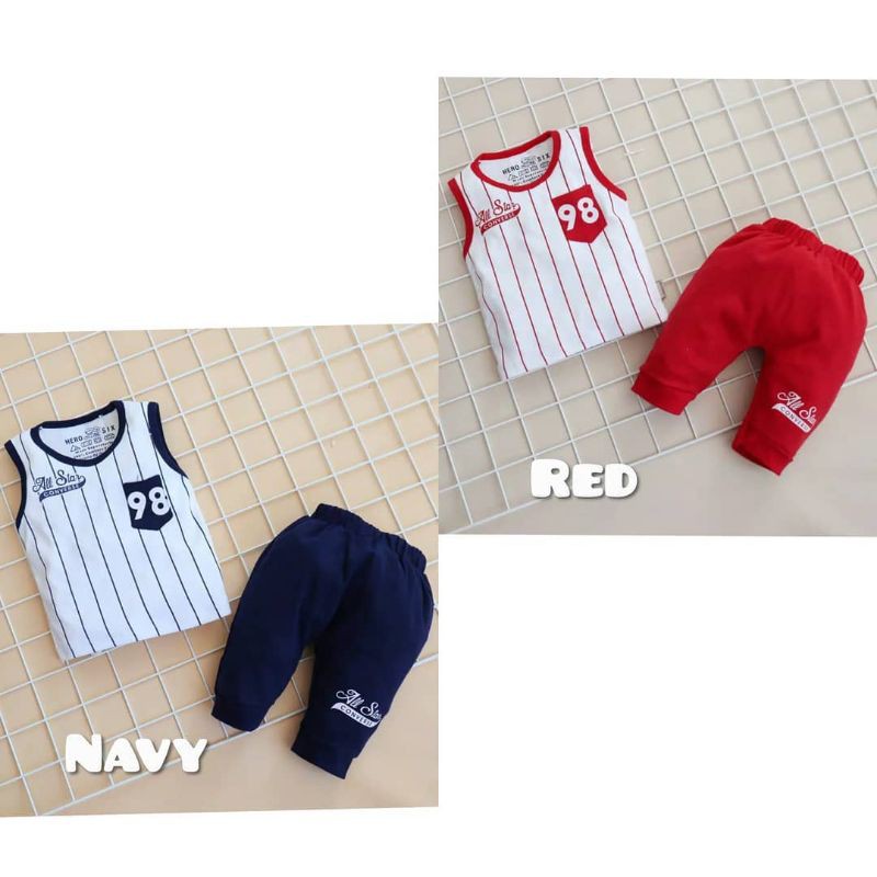 Setelan Baju Anak Bayi laki-laki herosix model U Can See usia 6-18bln