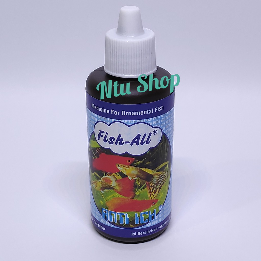 Obat Ikan hias Aquarium/Obat Jamur ikan hias/Fish All Anti Ich 50 ml