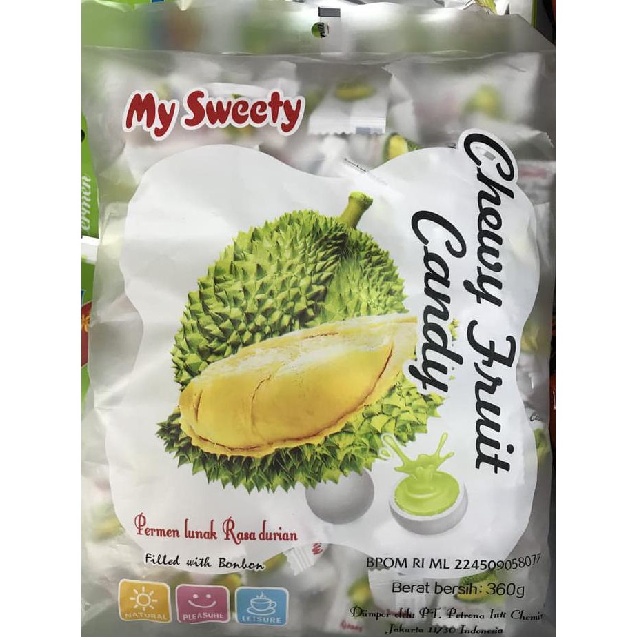 

[BISA BAYAR DITEMPAT] MY SWEETY CHEWY FRUIT CANDY - Permen Lunak Rasa Durian