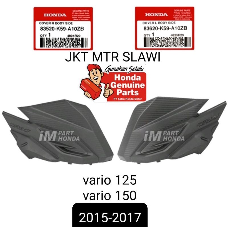 83520/83620-K59-A10ZB cover sambungan body vario 125 vario 150 ori ahm