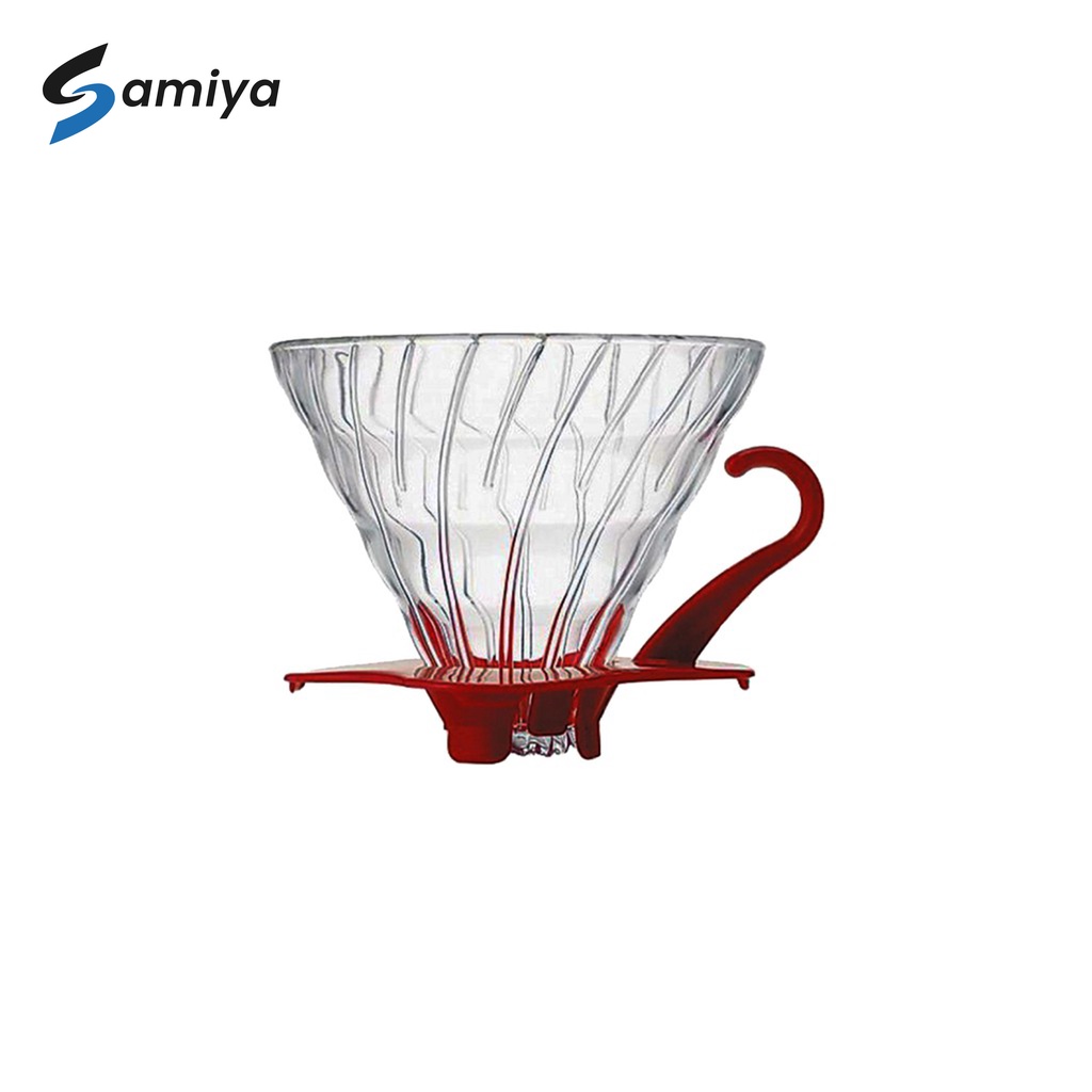 Hario V60 Glass Coffee Dripper Red 01 VDG-01R