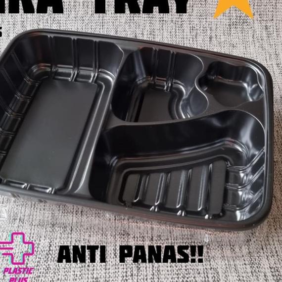 ✱ Mika Bento 4 Sekat/Tray Sekat Bintang /Tray Sekat 4 Bintang/Tray Binta ○